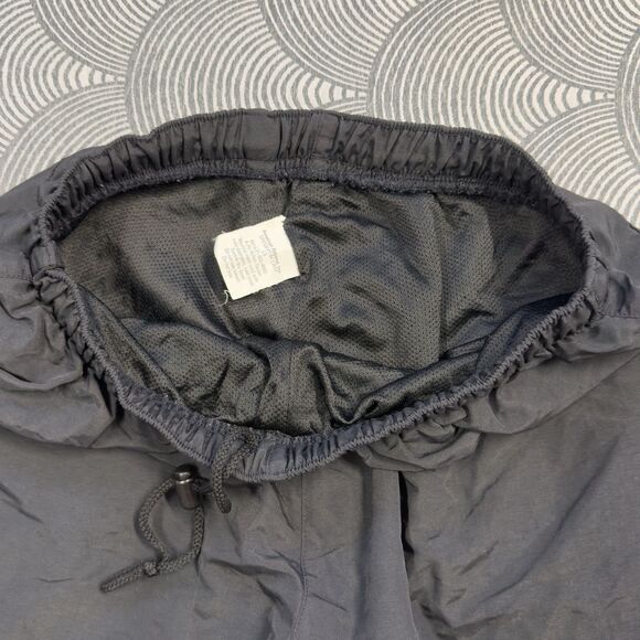 American Apparel Inc Lined Utility Pants Zippers 4 Ply Nylon Black Men L EUC - Picture 3 of 12